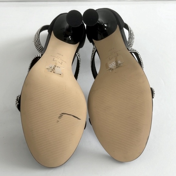 MARC FISHER $160 Women’s Carita Ankle Jeweled Strap Heeled Sandals Size 8.5 NEW - Picture 7 of 7